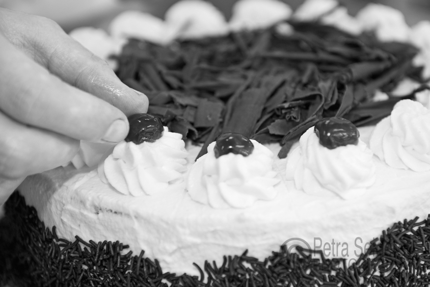 Herstellungsverfahren Fotografie - Schwarzwaelder Kirschtorte